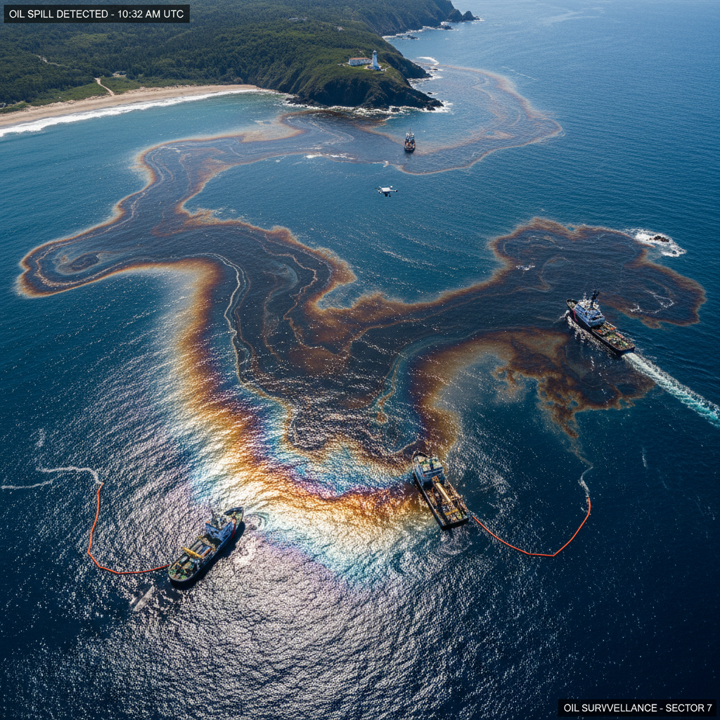 Real-Time Oil on Water Spill Monitoring Technologies